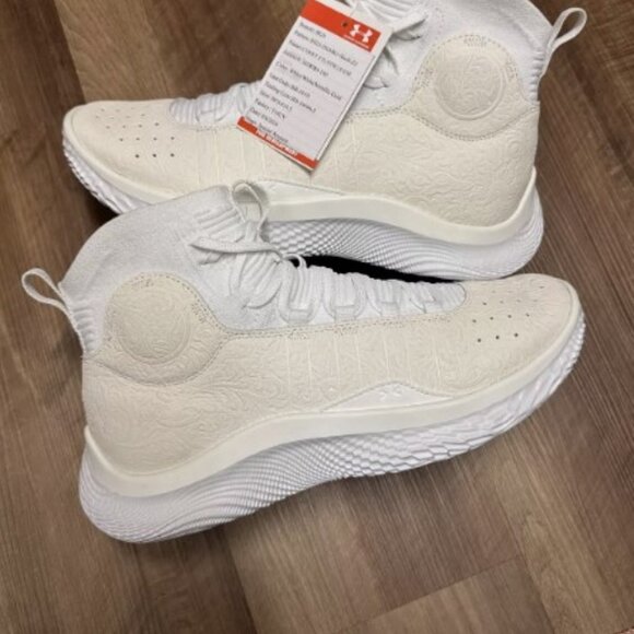 DS SAMPLE CURRY 4 FLOTRO ROSES PE PROMO WHITE SZ 10.5 mvp i iv finals ii 2 main image 4
